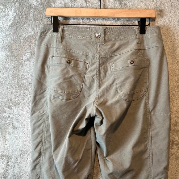 KUHL Trekr Pants Women's Size 6 Regular Green Hiking Gorpcore 31” Inseam - Picture 3 of 8